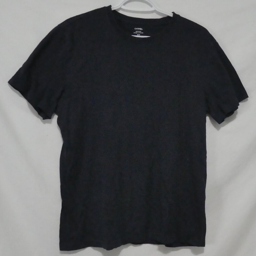 GEORGE - Soft Wash | medium | Navy Blue Short Sleeve Tee / T-Shirt